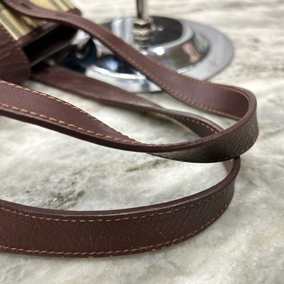 Auth Burberry Haymarket Checked
Coated Canvas With Leather Trim Bag w/ bonus$180 - Picture 10 of 16